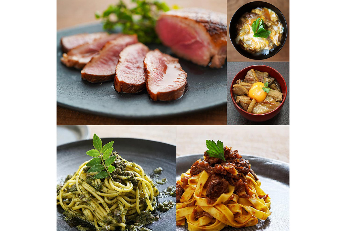 春の鴨・丼・パスタセット