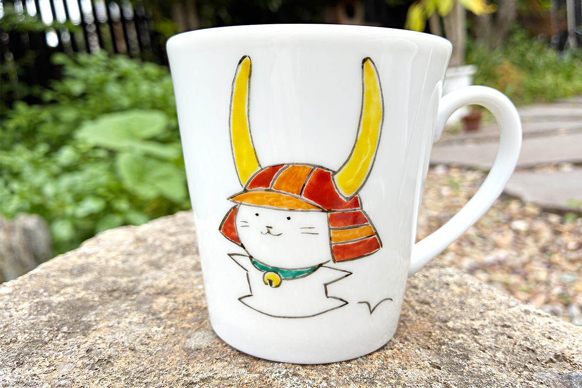 湖東焼　ひこにゃんマグカップ