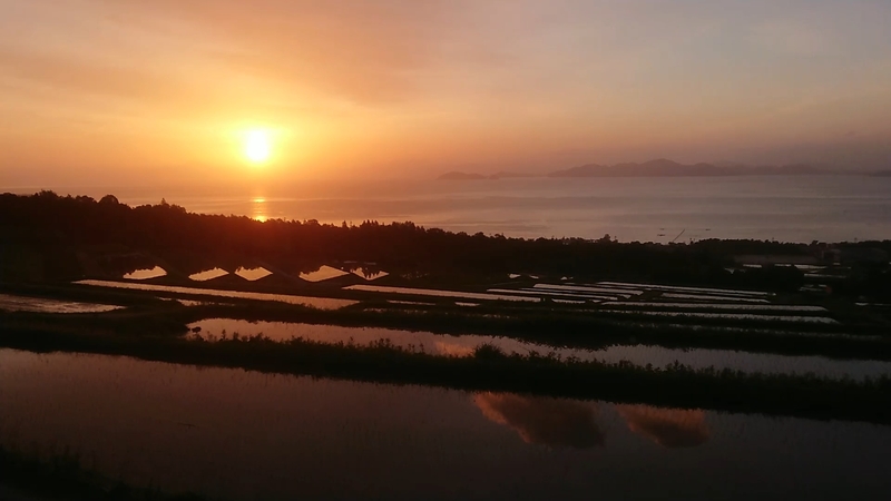 琵琶湖の朝焼け しがのフォトコン 21 しがのフォトコン