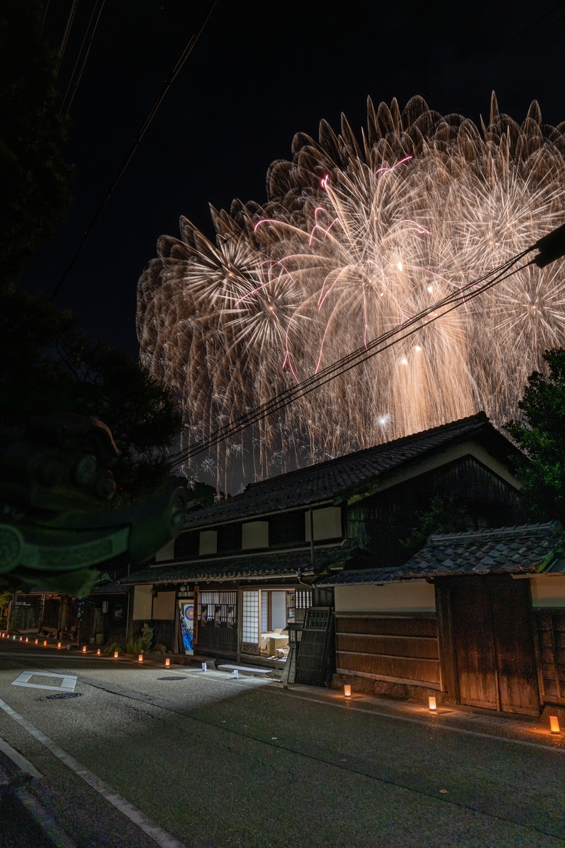 中仙道柏原宿の花火 しがのフォトコン 21 しがのフォトコン